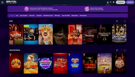 Brutal Casino bonus